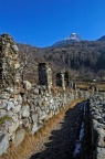 Strada rurale nella riserva delle incisioni rupestri